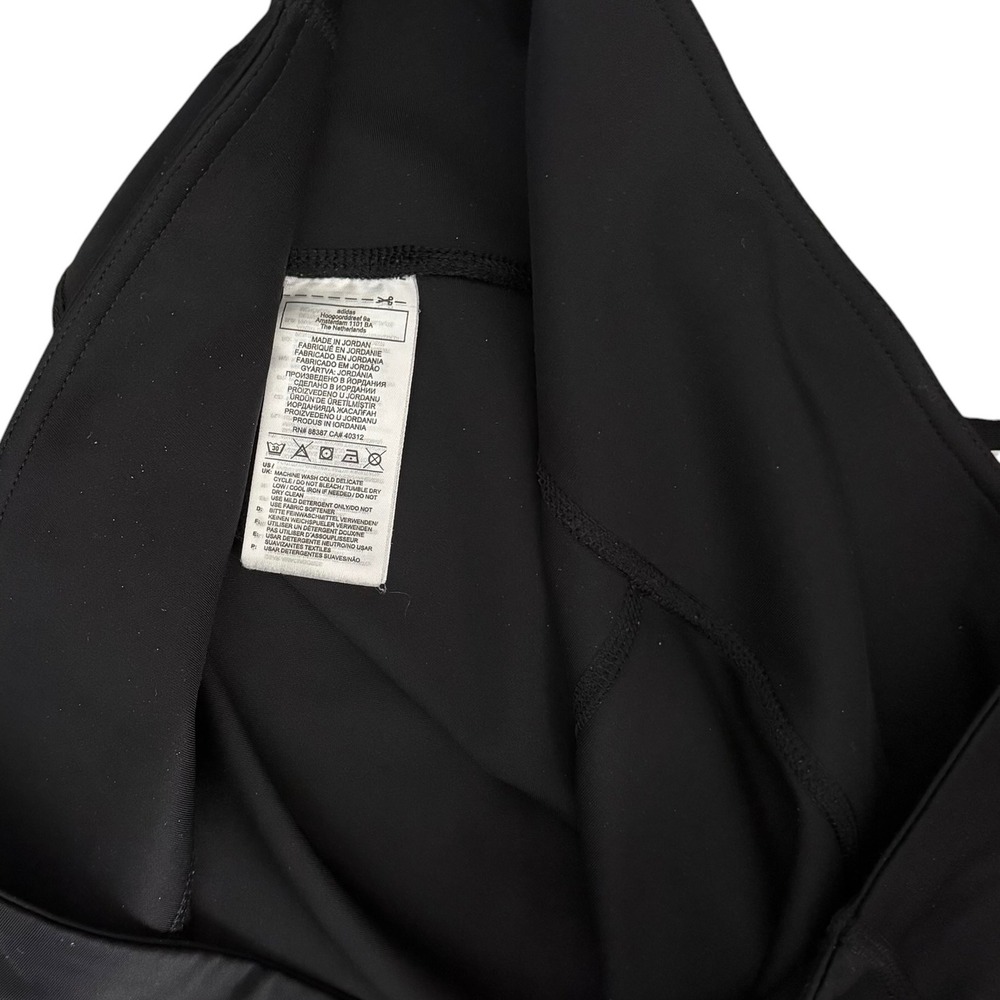 Adidas AeroReady Training Shorts Womens XL Black Athletic 3-Stripe Primegreen - Picture 7 of 14